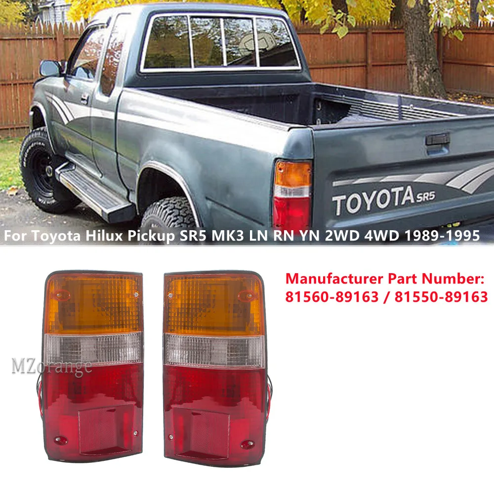 Rear Brake Tail Light For Toyota Hilux Pickup SR5 MK3 LN RN YN 2WD 4WD 1989-1995 Stop Turn Signal Car Accessories