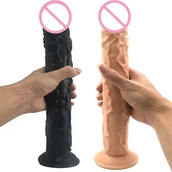 13.8 Inch Super Long Dildo Realistic Huge Big Black Anal Dildo with Suction Cup 5CM Thick Dick Big Cock Adult Sex Toys For Women