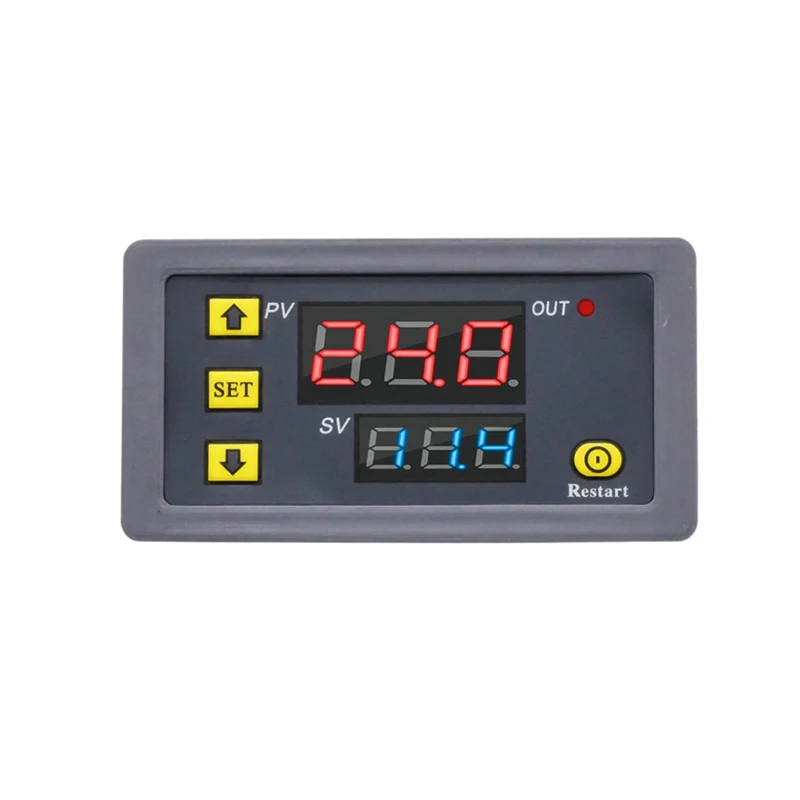 AC 110V-220V DC-12V Digital Time Delay Relay LED Display Cycle Timer Control Switch Adjustable Timing Relay Time Delay Switch