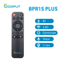 BTS BPR1S plus Voice Control Remote with Gyroscope 2.4G Airmouse for Smart TV Box And PC Bluetooth 5.0 Smart TV Remote Control