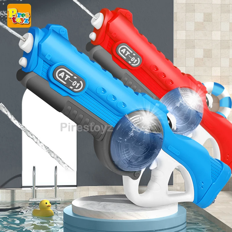 2023 Electric Automatic Water Gun for Kids Adults with 800ML High Capacity Swimming Pool Beach Party Games Summer Outdoor Toys