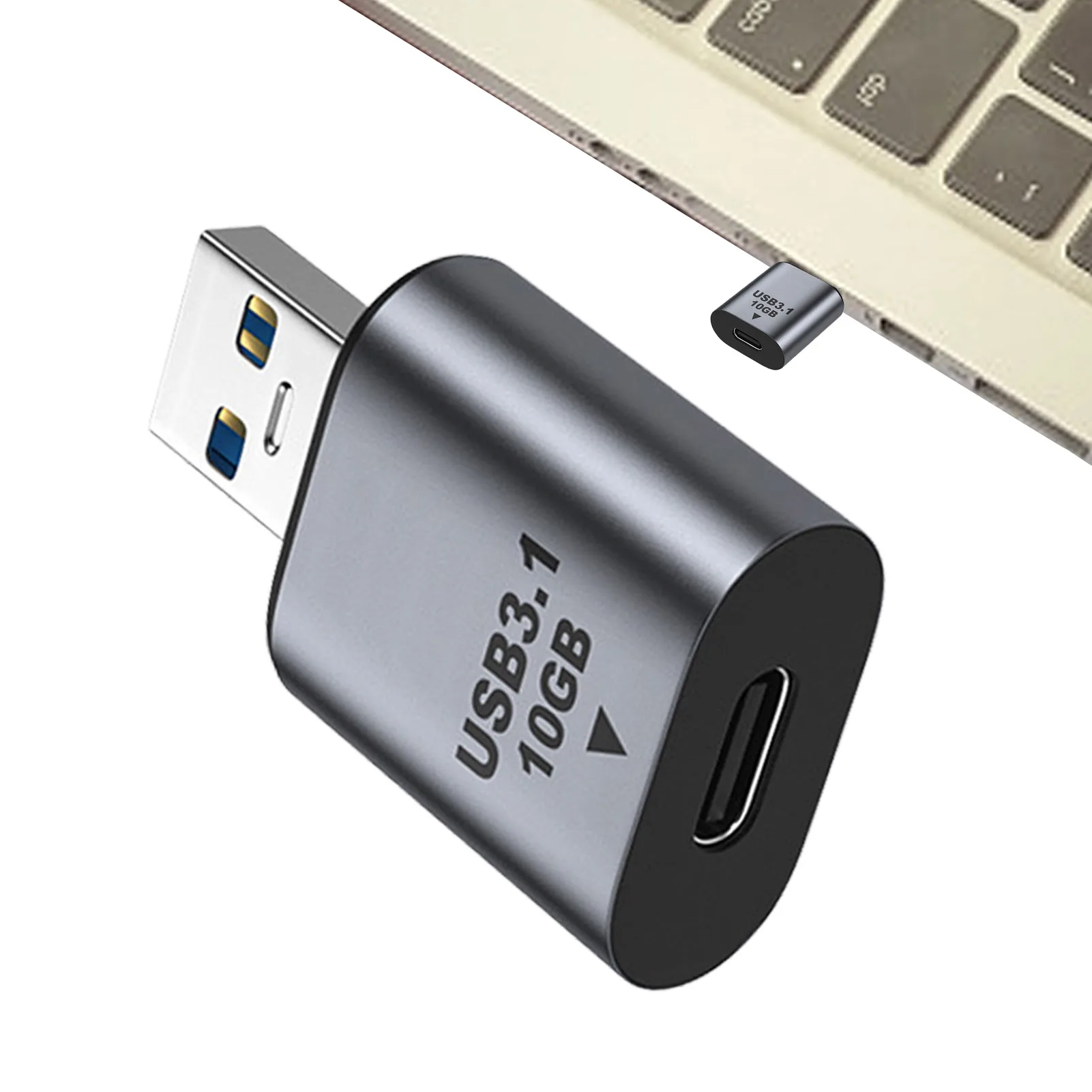 USB 3.1 GEN 2 To TYPE-C High-speed Transmission Gen 2 Adapter 10Gbps Transmission Support Fast Data Sync And Charging