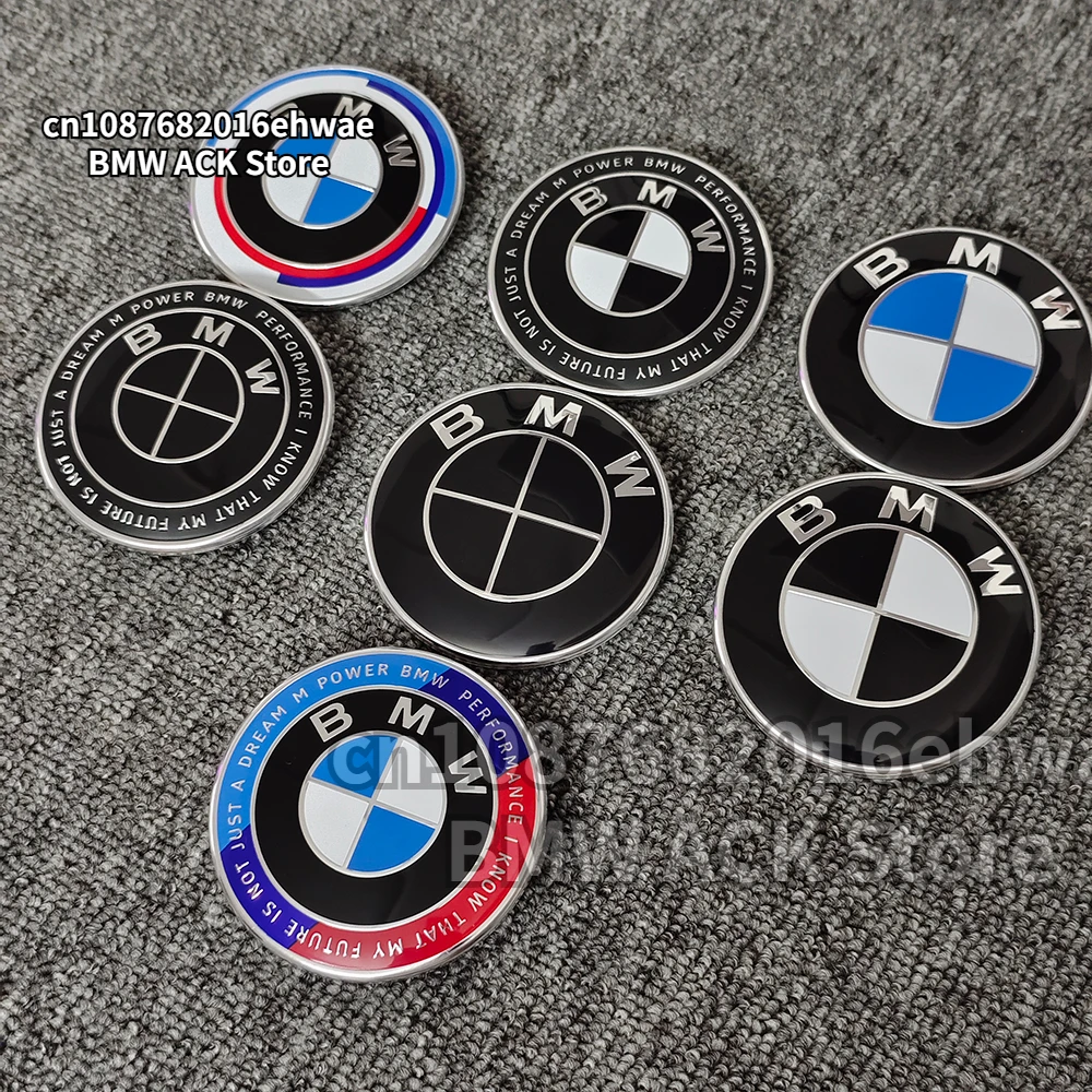 82MM 74MM para BMW capó delantero emblema maletero insignia trasera logo E46 E90 F30 F10 F20 G20 E87 E60 E63 F01 F02 G14 E83 accesorios de coche