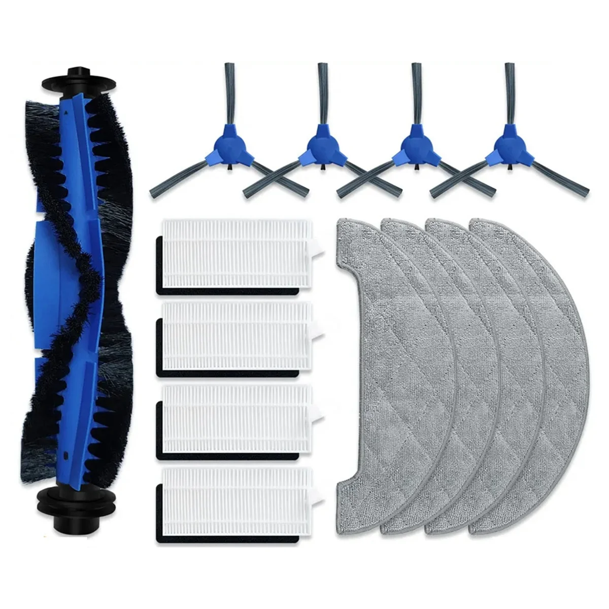 Accessory Set for Lydsto G1 / Coredy R750 / Polaris PVCR 1226 Robot Vaccum Cleaner Replacements-LITE