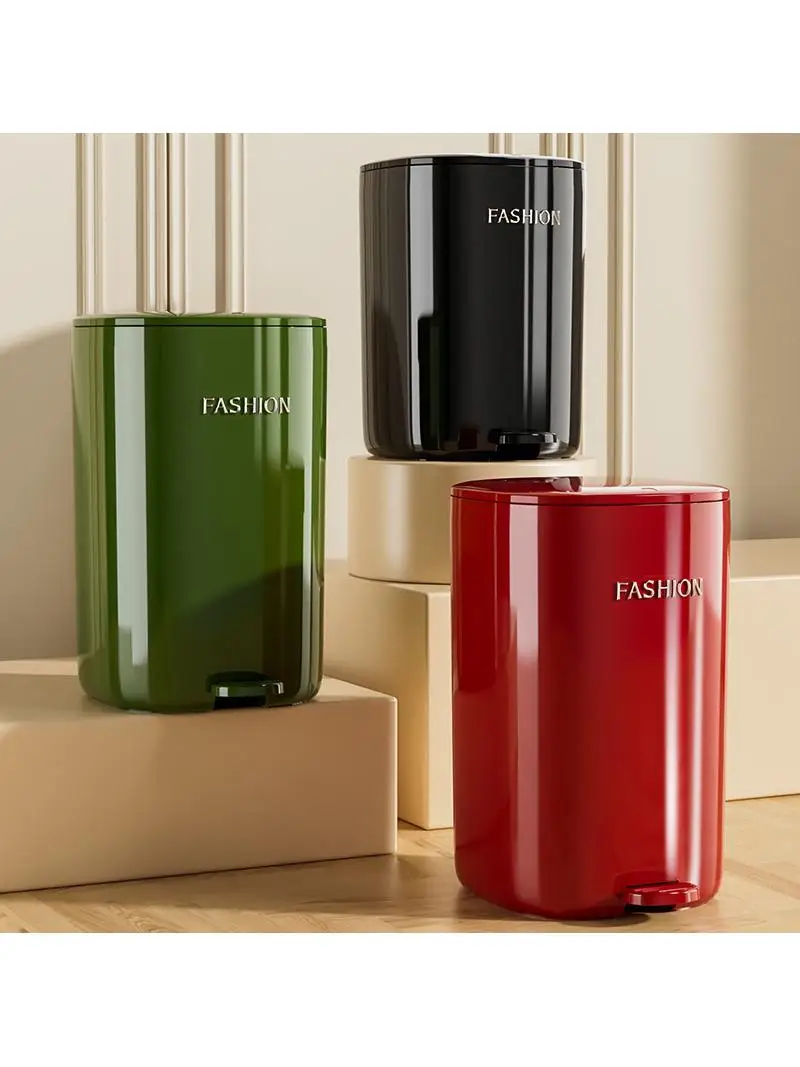 

Ретро педаль Tra Can Прямоугольный металлический корпус Pr Крышка Бытовая гостиная Ножной Tra Can Прочный 6л Capaci