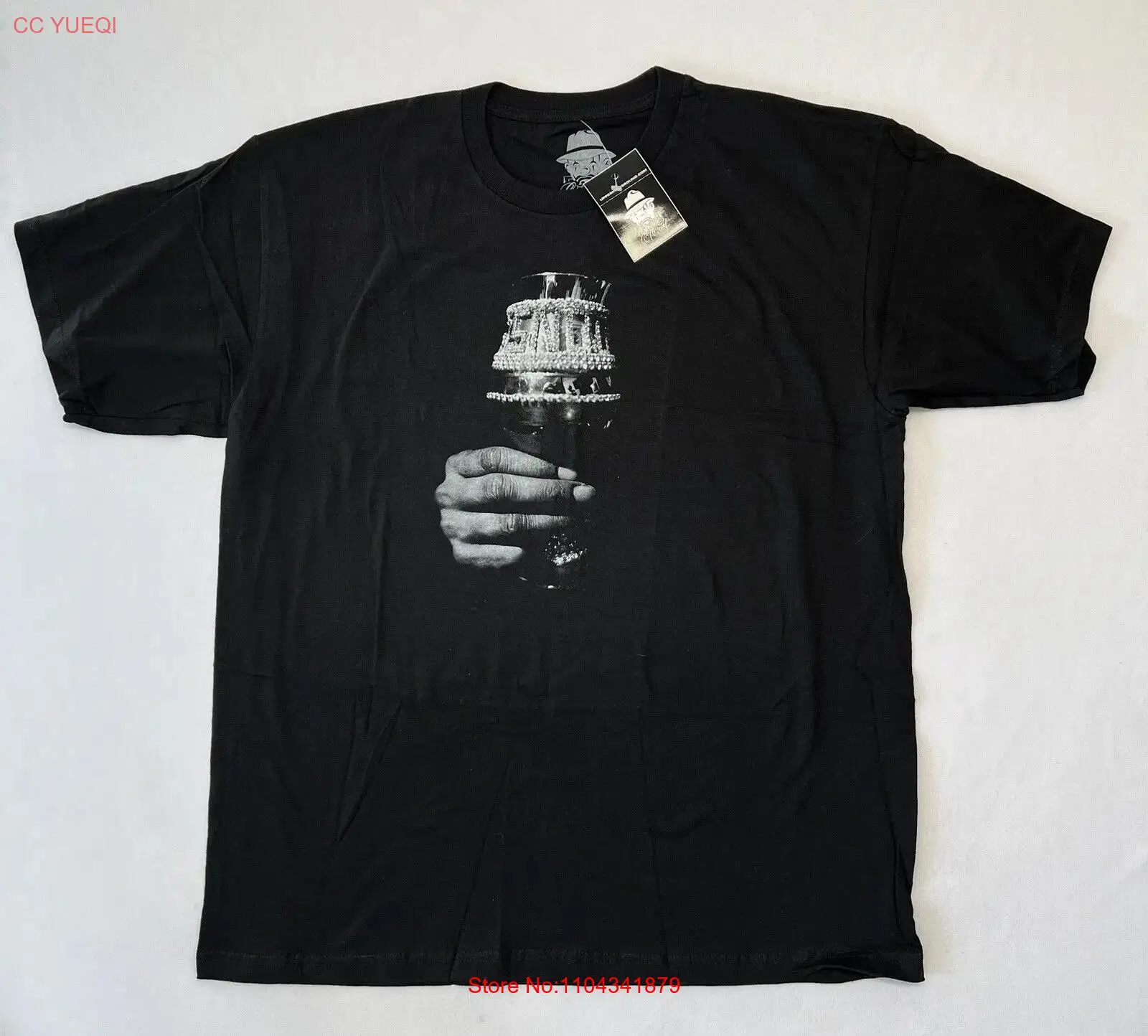 UpperPlayground Estevan Oriol Bejeweled Goblet Black T-Shirt size XL (2007)