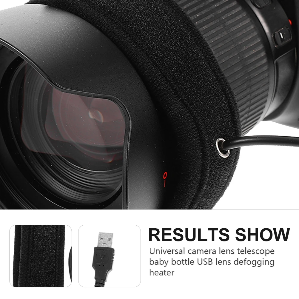 

Lens Heater Multi function USB Dew Remover Telescope Camera Warmer 3 Temperature Settings Versatile Professional Camera Bag