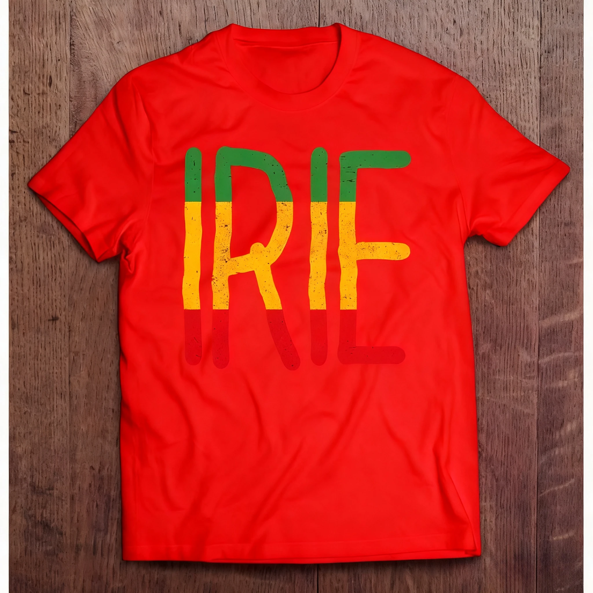 إيري رايج راستا رايج راستافاري جامايكا كبيرة الحجم تي شيرت القطن ملابس للرجال تي شيرت Y2k Harajuku نمط موضة بلايز عادية