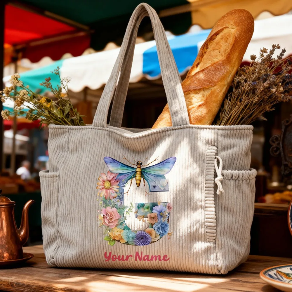 

Custom Name Tote Bag, Reusable Shopping Everyday Use Work, Mother‘s Day Birthday Anniversary Thank You Gift, Daily Beach Office