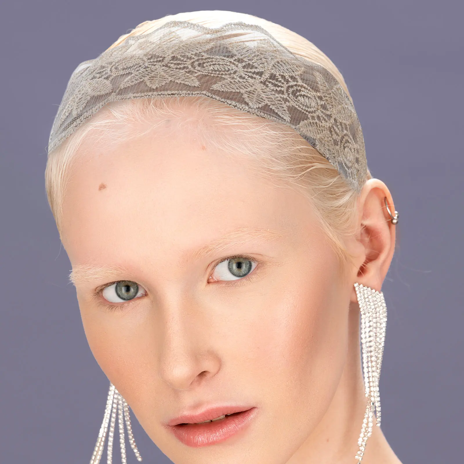 

Набор из 7 кружевных повязок на голову для женщин: эластичные, декоративные, для йоги, бежевые, мягкие, тянущиеся, впитывающие пот, идеальные для бега