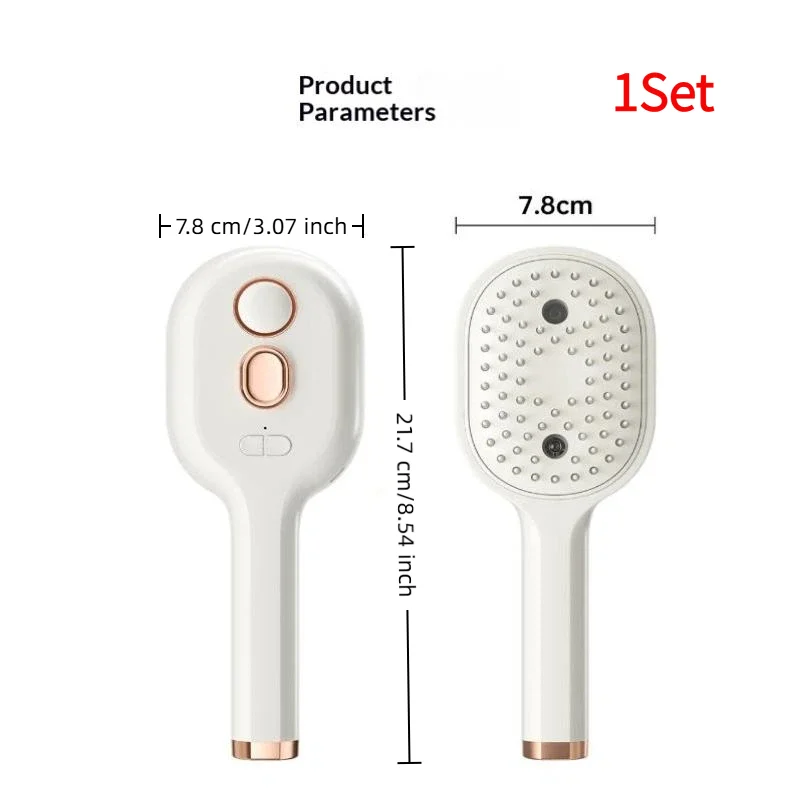 #Electric Steam Brush with Water Spray Wet Electrics Hairbrush USB-C Charging for Detangling Smoothing Styling & Frizz Control