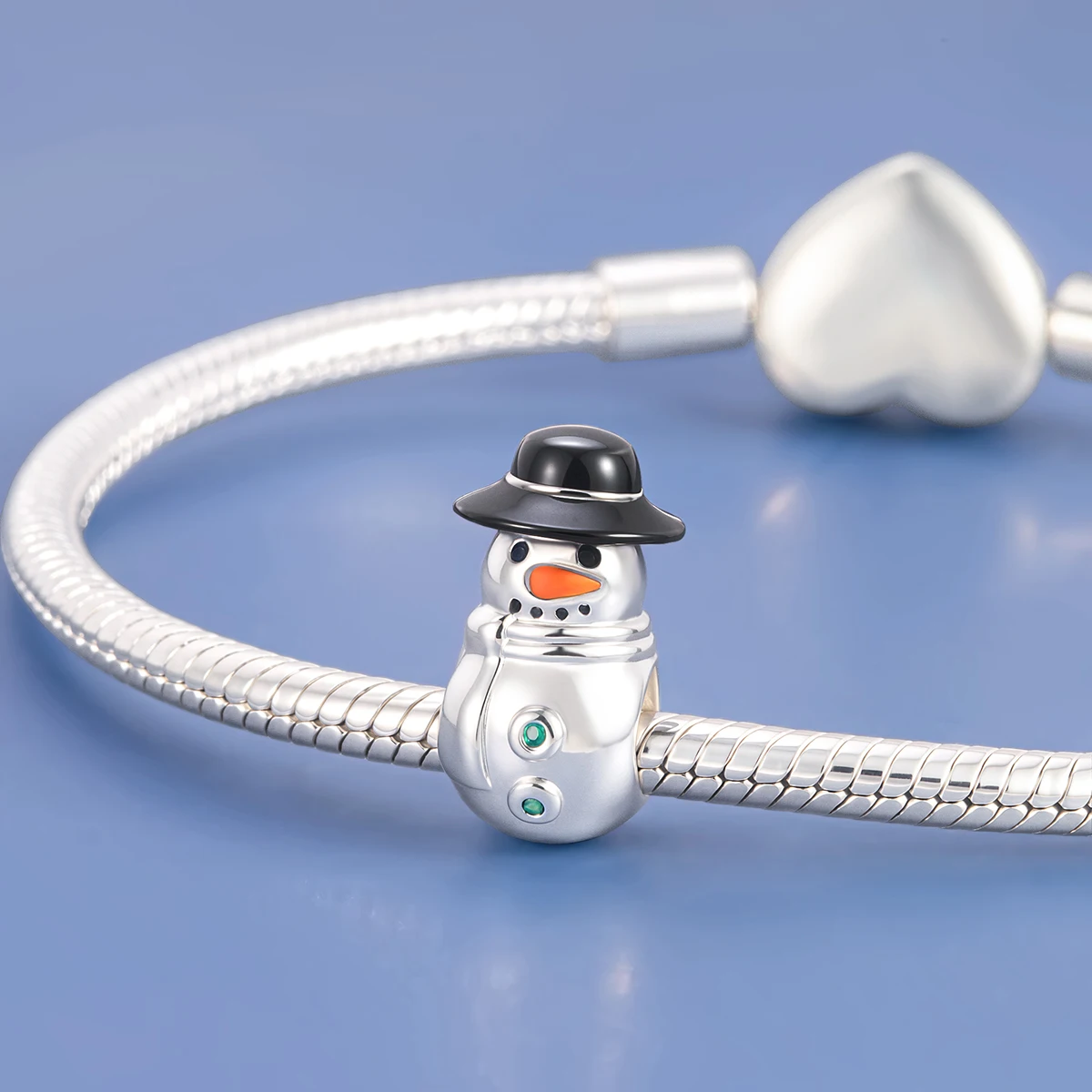 Festival Pan Charms Snowman Beads Fit Original Bracelet Jewelry DIY Christmas Winter Graduation Birthday Party Guardian Gift Her