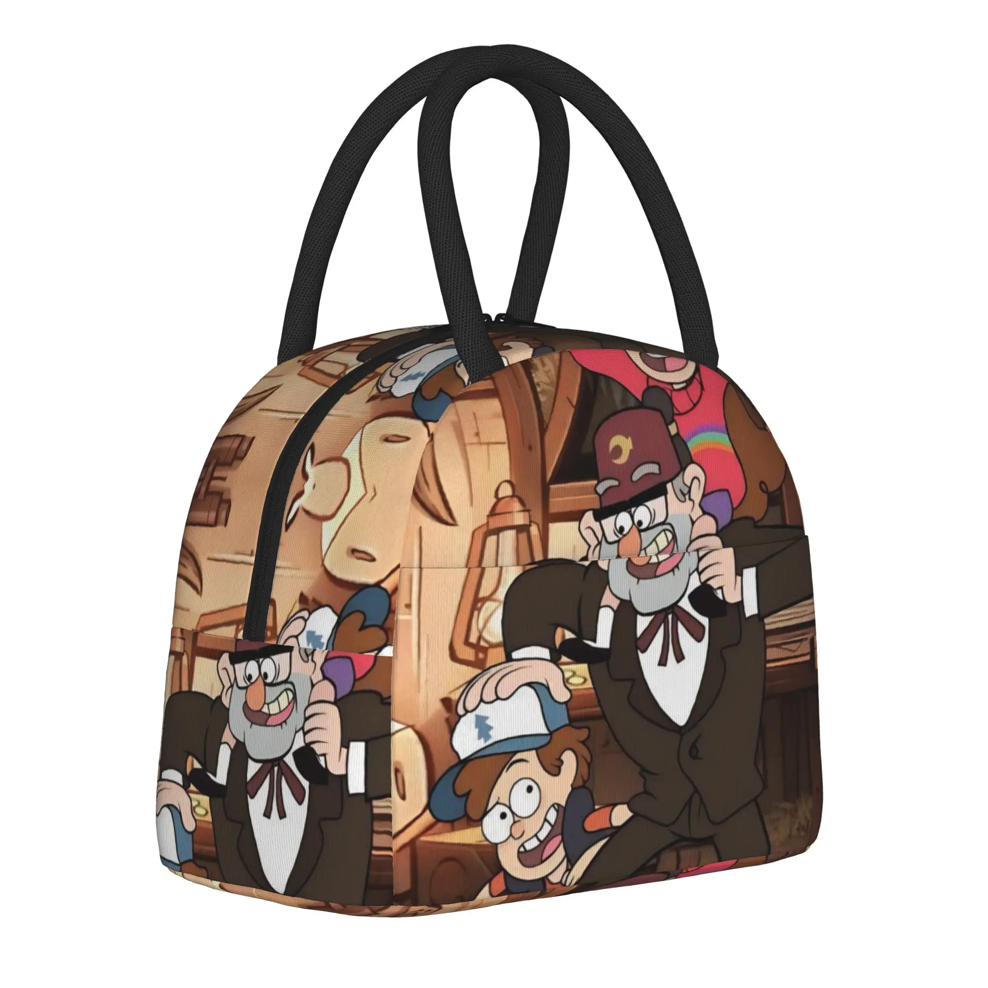 Insulated Lunch Boxes G-Gravity Falls Merch  Storage Food Box Fashion Thermal Cooler Bento Box For Office