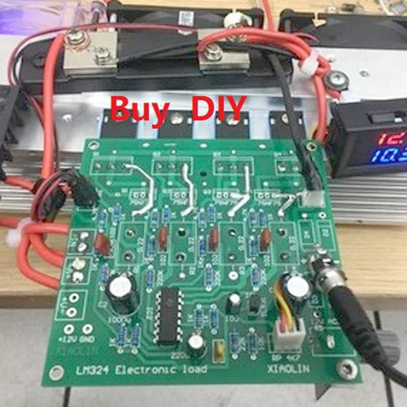 2X DIY Kits 150W 10A Battery Capacity Tester Adjustable Constant Current Electronic Load Discharge Test