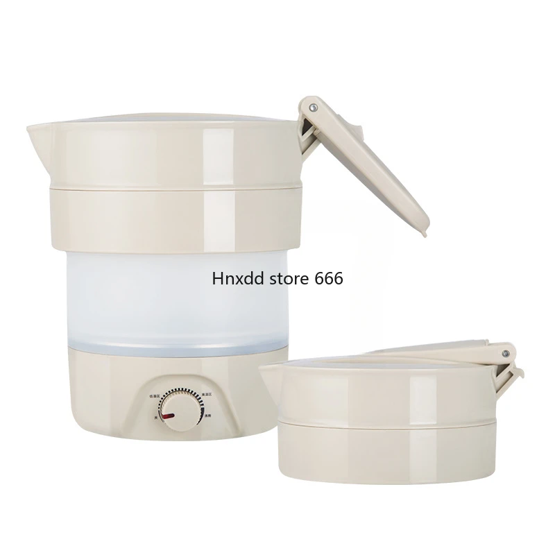 Folding travel electric cooking pot double voltage global universal electric heating pot 110V volt kettle small hot pot