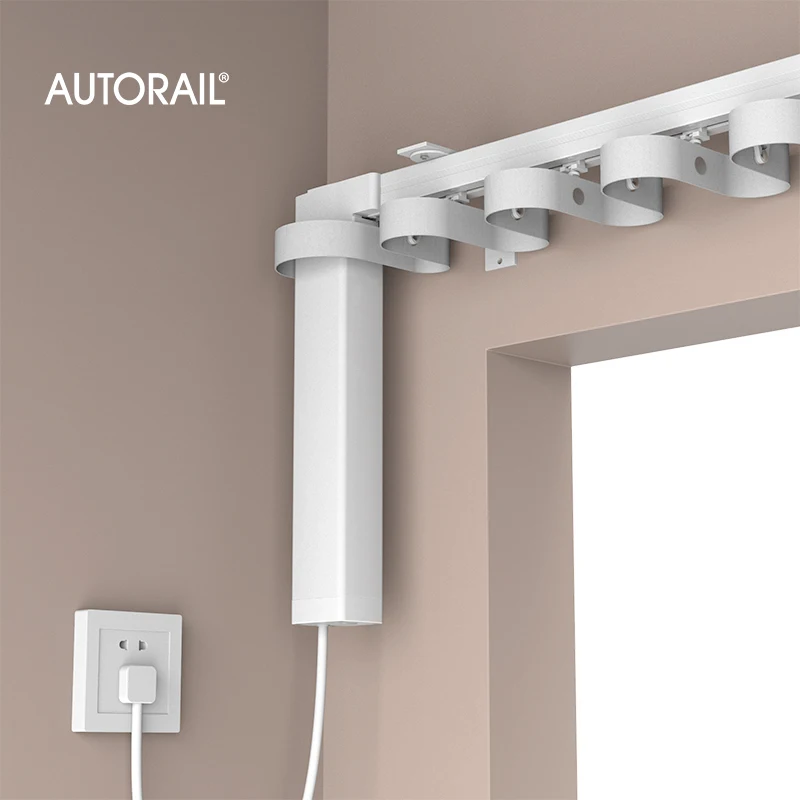 

Autorail Wave Curtain Track Ripple Fold Curtain Track Wifi Tuya Curtain Motor