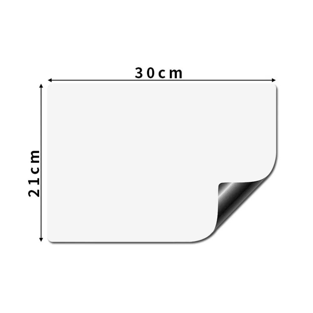Multi-functional PET Magnetic Whiteboard A3/A4/A5 Reusable Dry Erase White Board Removable Writable Memo Message Board Office