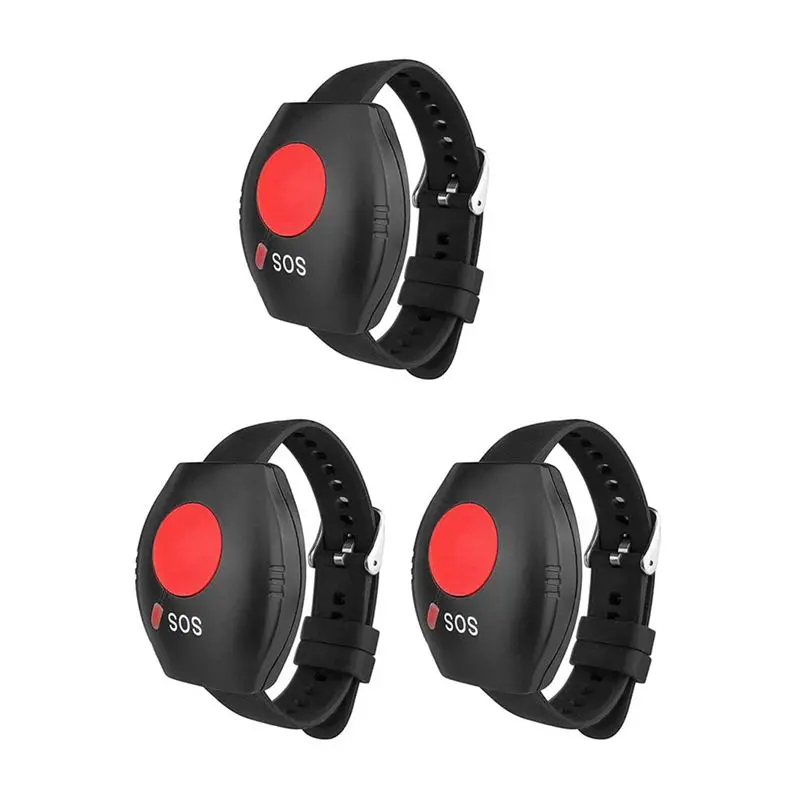 A33T Wrist Watch RF Remote Control Transmitter SOS Emergency Button 433MHz Call Button for Elderly Home Security