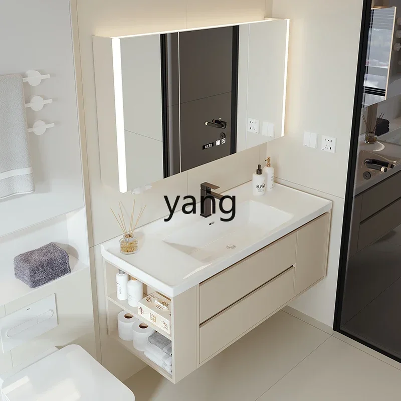 CX bathroom ceramic integrated basin bathroom cabinet combined toilet face washstand