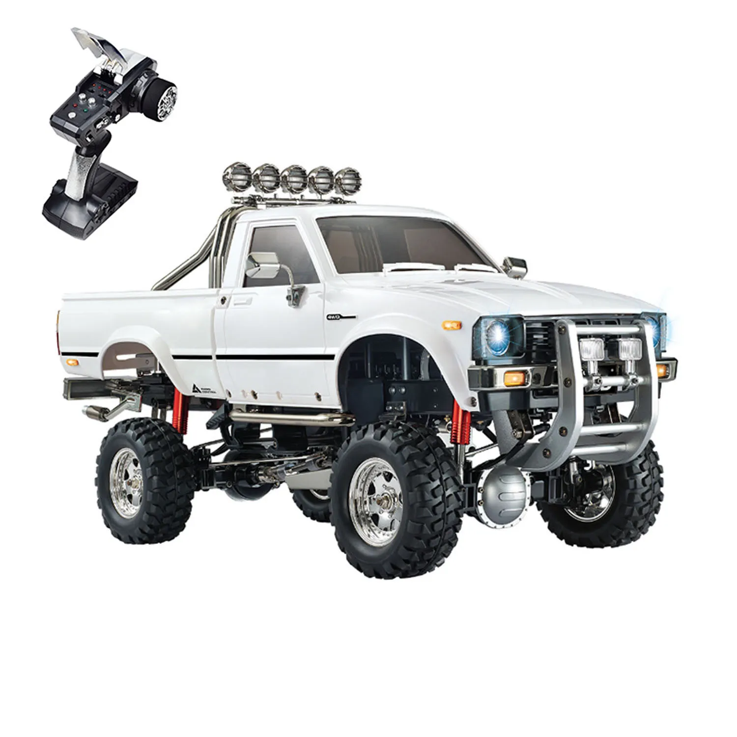 HG 1/10 P409 بيك اب نموذج 4*4 RC رالي سيارة سباق الزاحف 2.4G جاهز للذهاب مع بطارية TH16808-SMT2