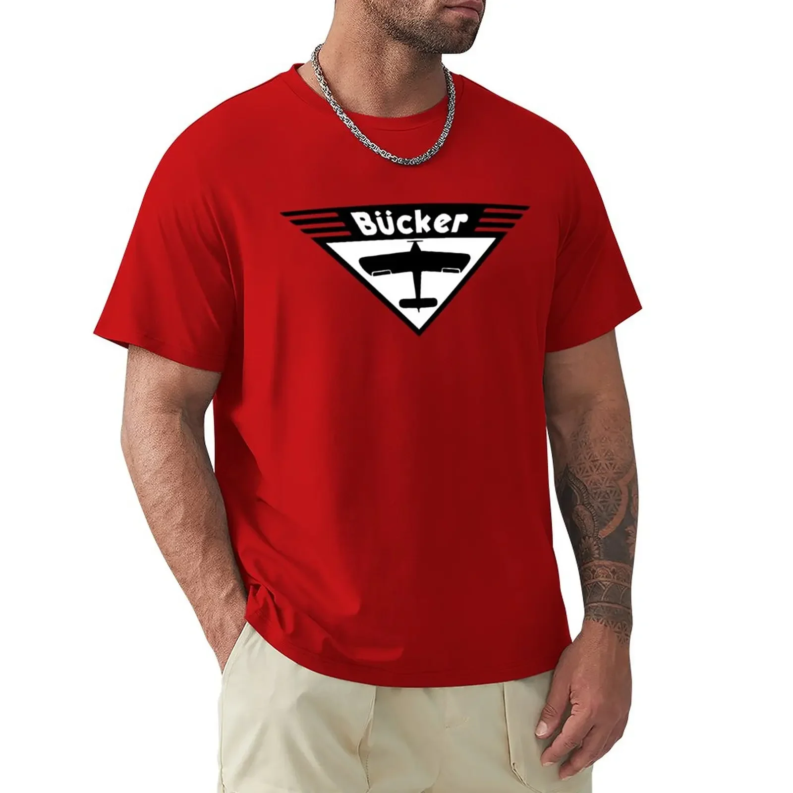 

Bücker Flugzeugbau Logo T-Shirt black t shirts custom t shirts design your own boys t shirts Short sleeve shirt men