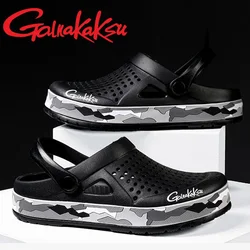 2026 New Fishing Slippers Spring Summer Beach Men Cycling Sandals Rubber Flat Breathable Shoes Outdoor Sports Fishing Shoes