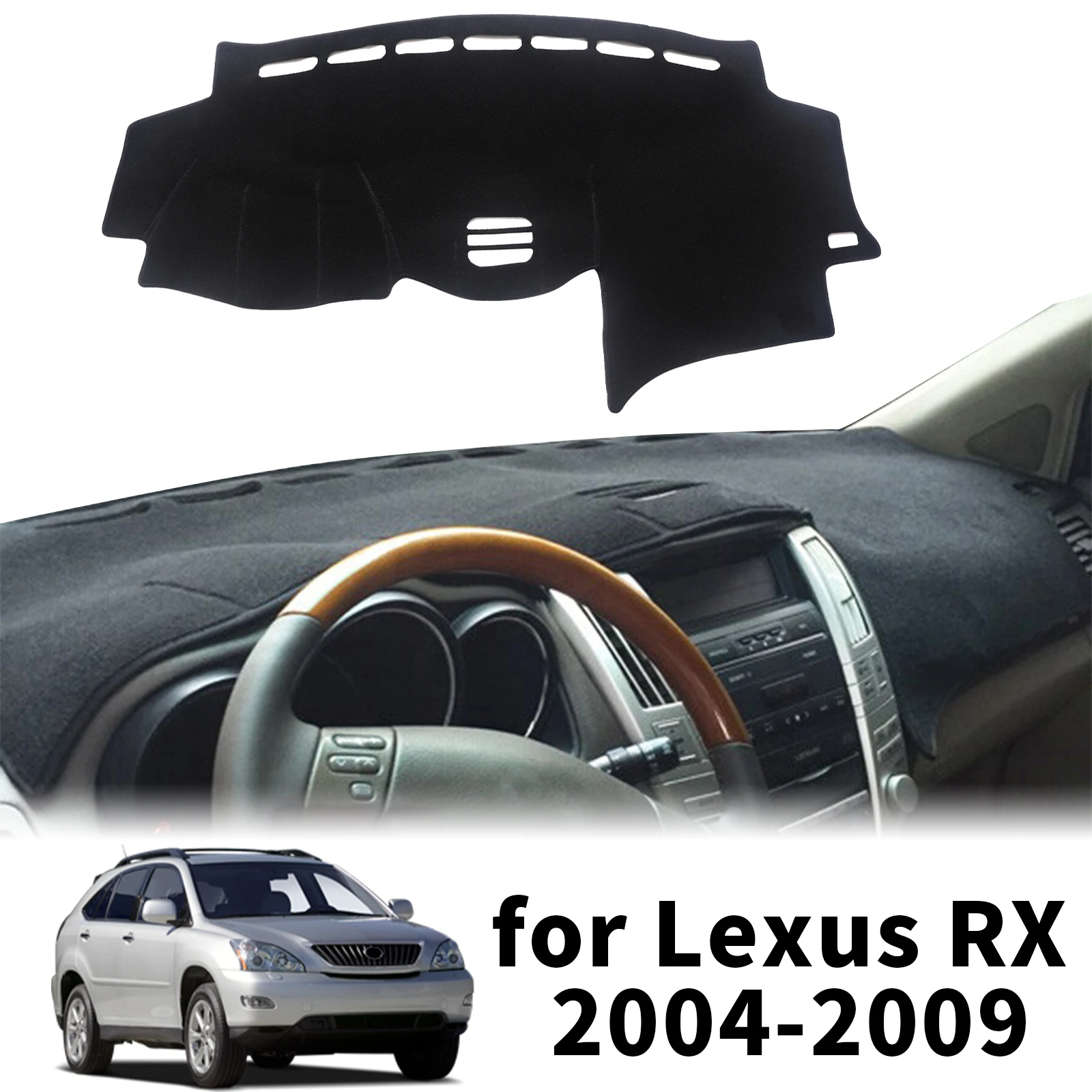 

fit for Lexus RX 2004 2005 2006 2007 2008 2009 Dashmat Dashboard Cover Pad Protective Carpet DashMat Sunshade Car Accessories