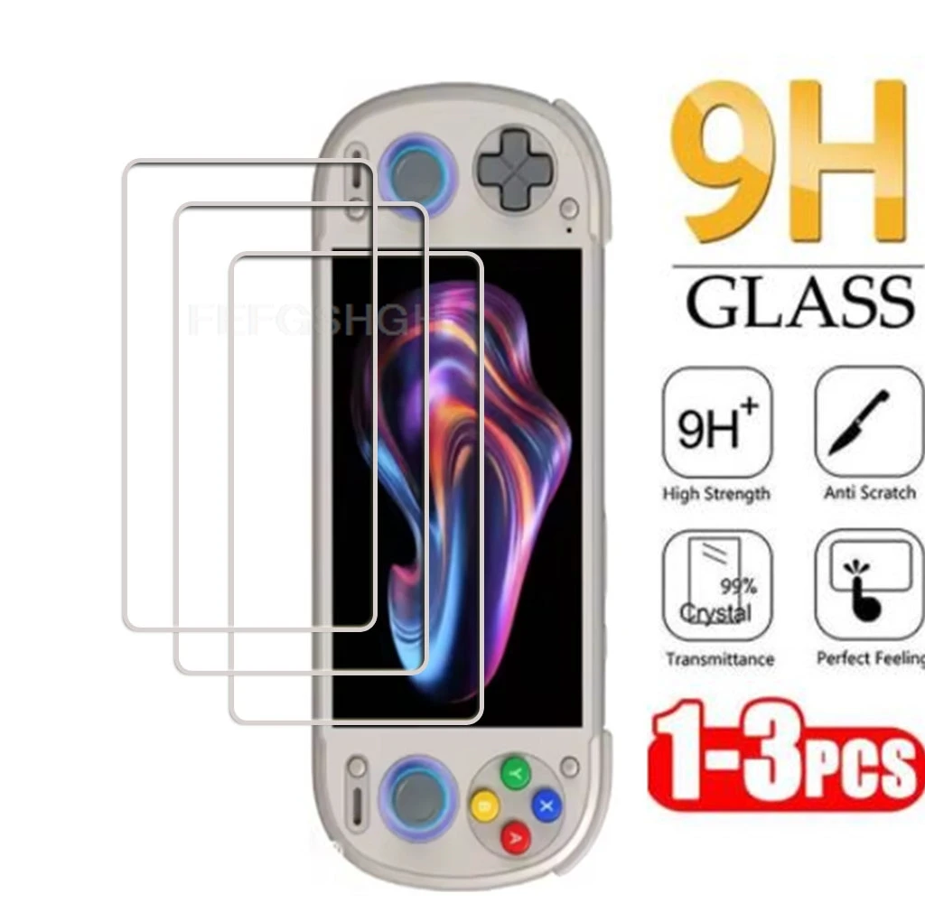 Vidro temperado de proteção original 9h para retroid pocket 6 5.5 "console player jogos tela protetora capa filme