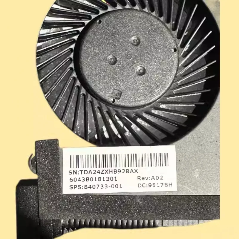 Original for HP ProBook 650 655 G2 G3 cooling fan heatsink 840733-001