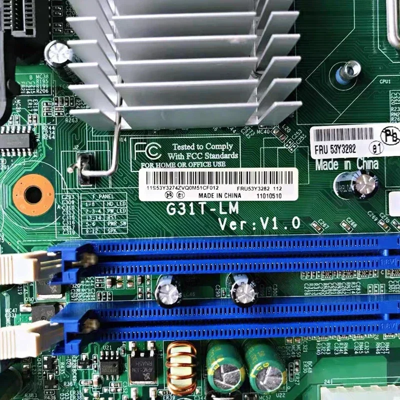 

For Lenovo T4900V M6900 Desktop Motherboard LGA 775 DDR2 G31T-LM VER:V1.0 Mainboard 100% Tested OK Fully Work Free Shipping