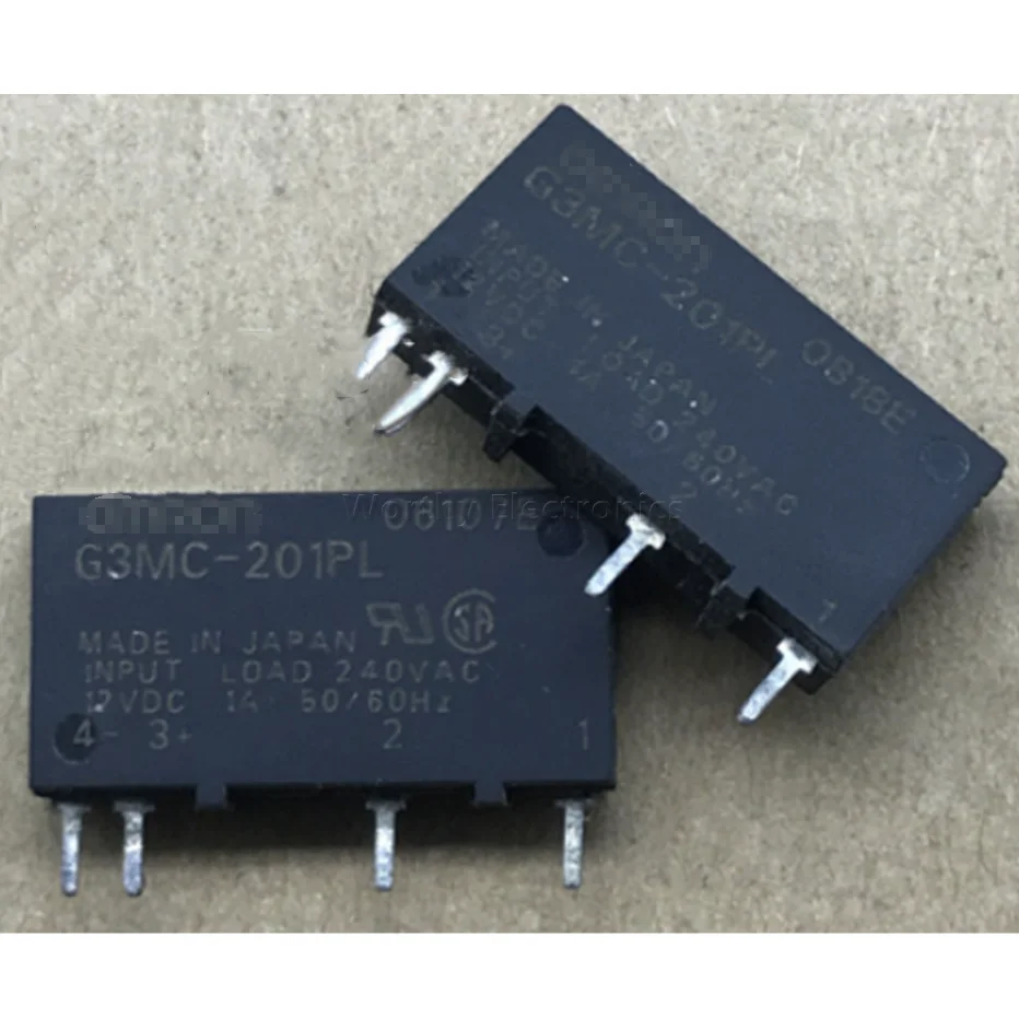Free shipping  10pcs/lot 5V 12V G3MC-201PL G3MC-201PL-VD G3MC-201PLE 4PIN Relay