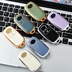 2 Buttons Car Key Fob Fashion Soft TPU Car Key Case Cover Shell for Toyota Perodua Malaysia Car key Protector fob Accessories