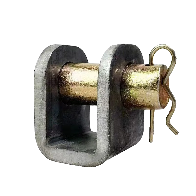 The lifting lug is welded and fixed with the U shaped lifting lug cylinder base bracket pin shaft fitting earring Y shaped fork