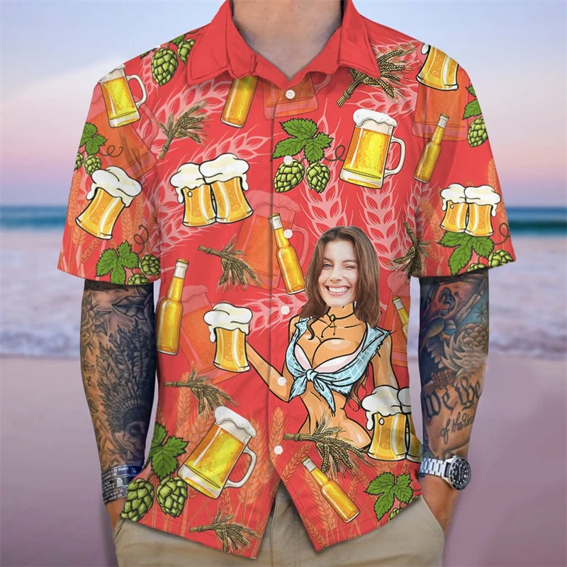 Camisetas personalizadas com design de avatar engraçado, impressas em 3D, para homens e mulheres, presente de aniversário divertido, blusas com foto D