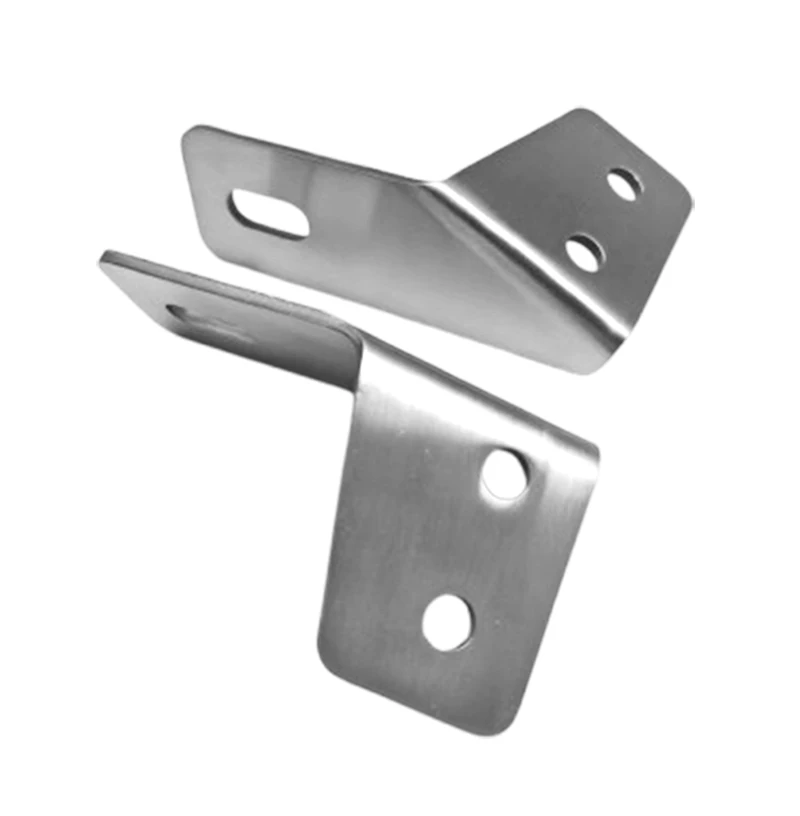 Right and Left Side Broken Fender Saddlebag Rail Support Brackets Strut Stainless Steel Compatible with Harley Touring 1985-2008