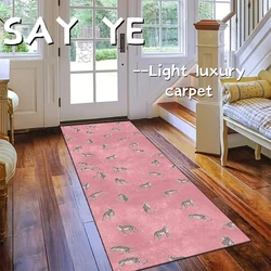Light Luxury Decorate Corridor Floor Mat Entry Door Indoor Non-slip Entrance Soft Carpet Corridor Aisle Plush Rug Ковер Tapis 러그