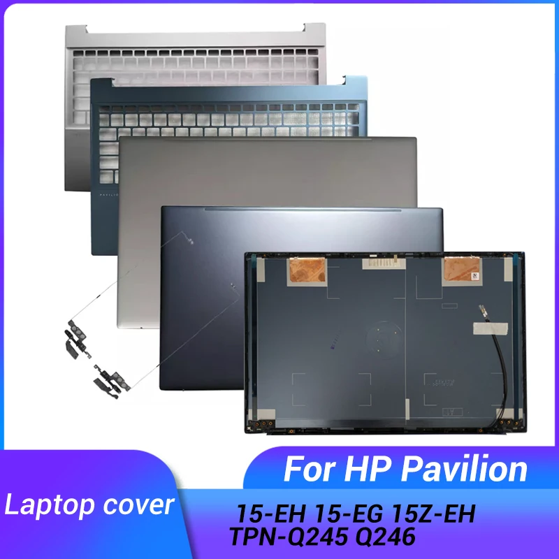 Nowość dla HP Pavilion 15-EH 15-EG 15Z-EH TPN-Q245 Q246 tylna pokrywa górna obudowa laptopa LCD tylna pokrywa/górna część podpórki pod nadgarstki