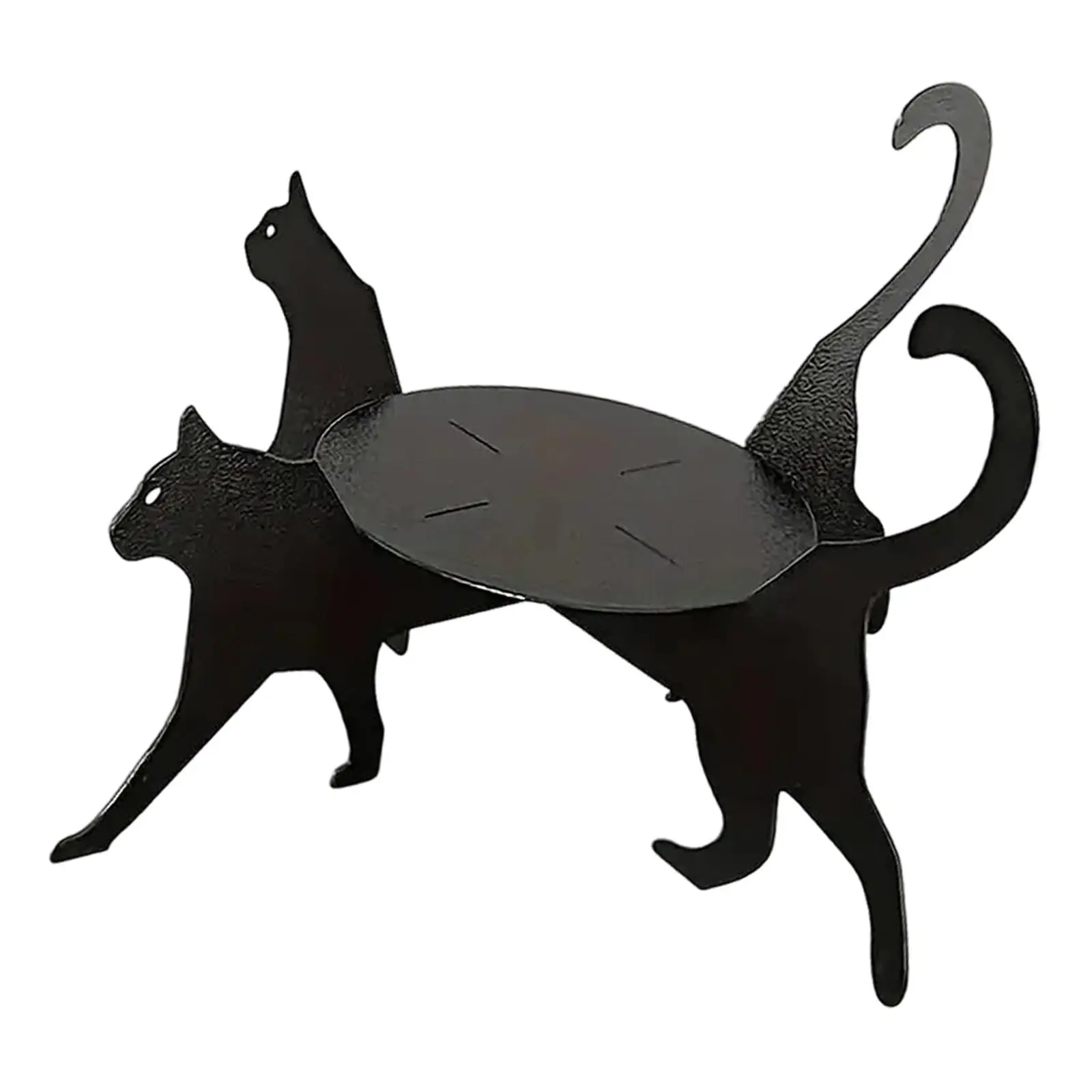 Cat Silhouette Plant Stand Planter Riser Shelf Home Bedroom Decorative Display Rack for Garden Hotel Enthusiasts Balcony