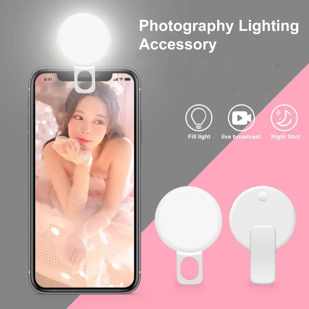 Lumière de remplissage pour la photographie, lumière de remplissage portable, flash LED selfie, 3 lumières pour éclaircir pour améliorer