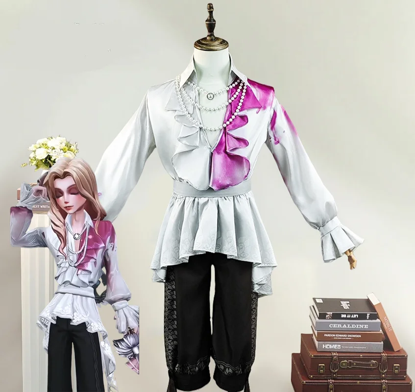 

Униформа для фотографа, костюм для Хэллоуина, наряды для вечеринки для взрослых и мужчин, игровой костюм V Joseph Desaulniers, карнавальный костюм