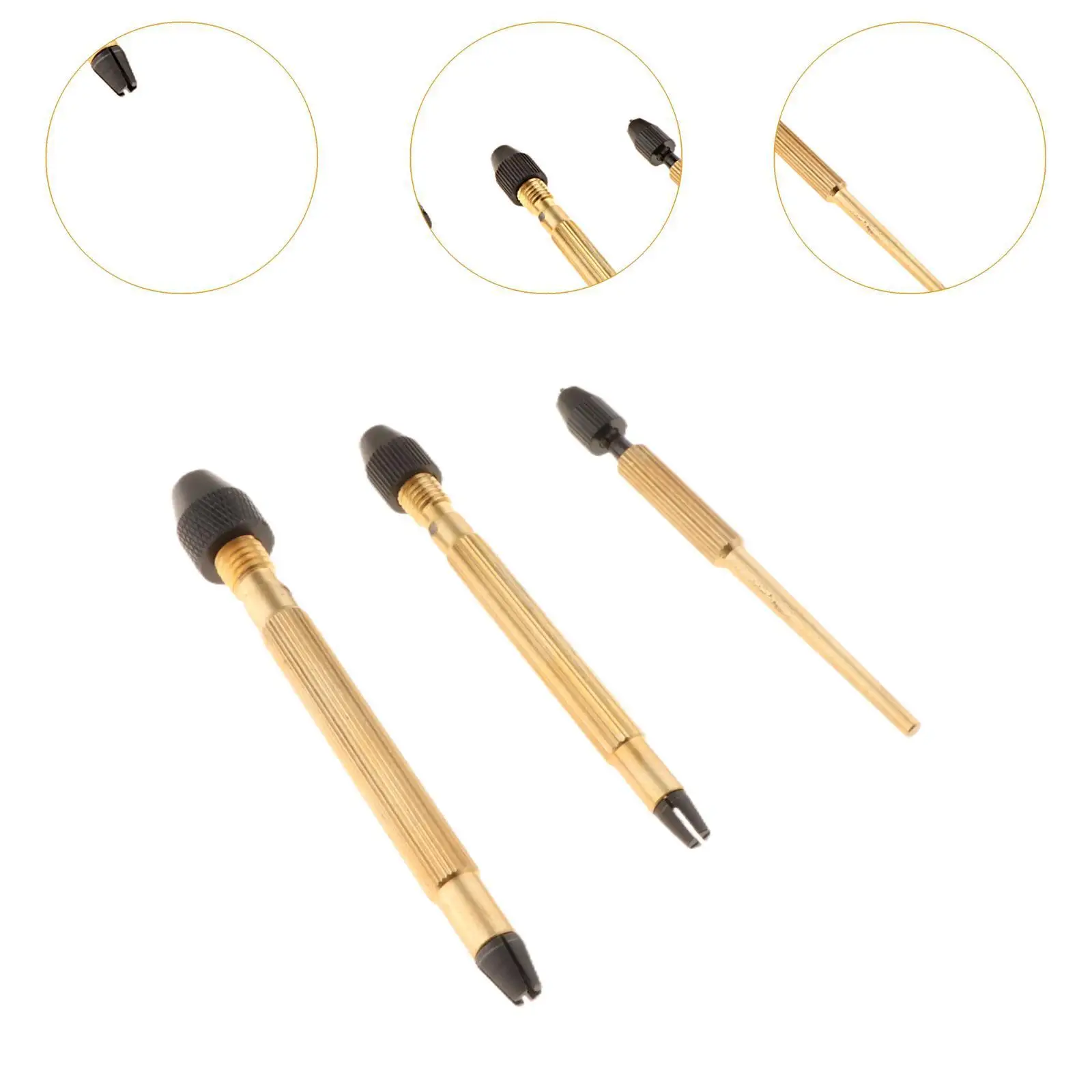 Perceuses hélicoïdales pour bijoux, outils d'artisanat lointain, fournitures de bricolage, bois exécutif, argile, 3 pièces