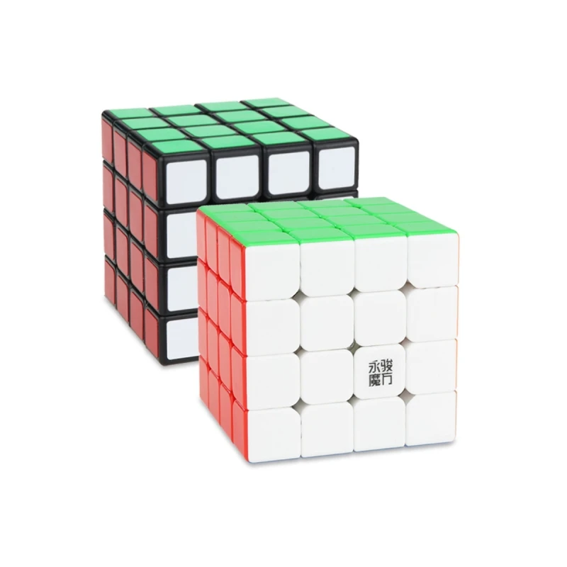 Yongjun YJ Yusu V2M 4X4x4 cubo personalizado juguetes educativos 3D plástico ABS cubos mágicos magnéticos