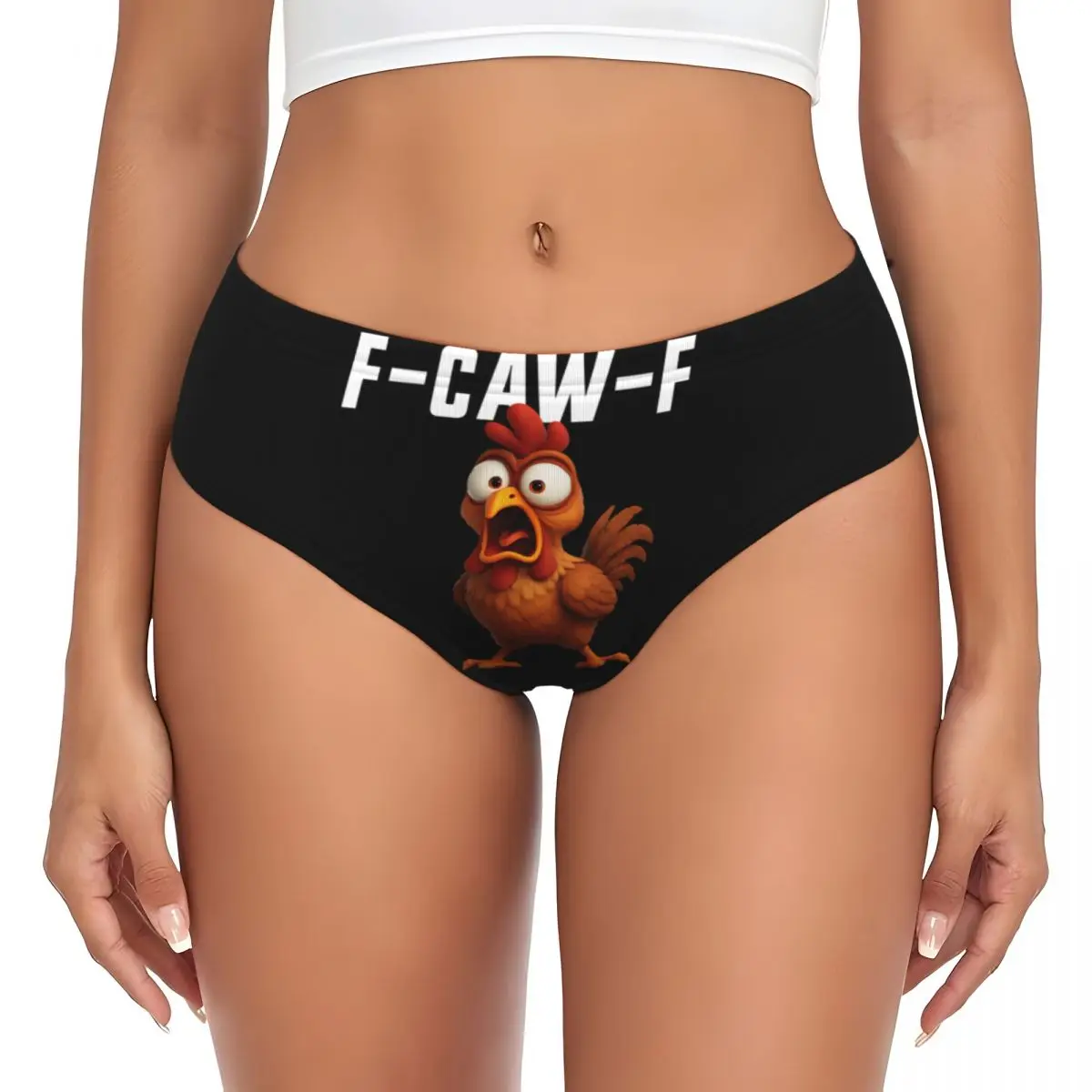 

Женские забавные трусики F-Caw-F Chicken FCAWF, дышащие, для женщин