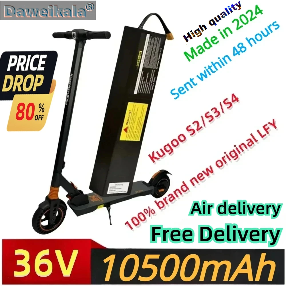 100% новый оригинальный 36 В 10500 мАч LFY Kugoo S2/S3/S4 Высококачественный электрический аккумулятор для скейтборда + бесплатная доставка + доставка по воздуху