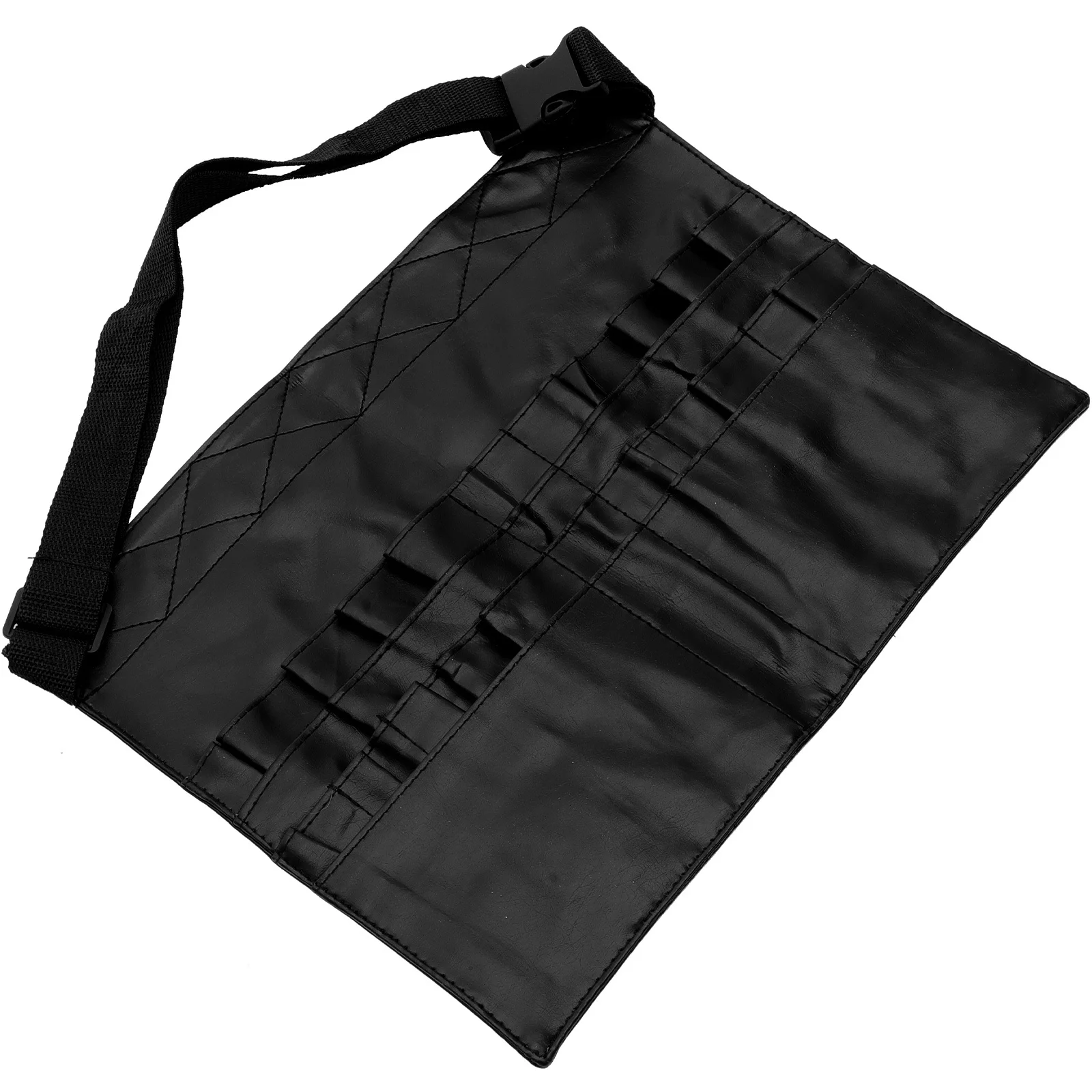 Sac pour pinceaux de maquillage, pochette de tablier de taille Portable en Pu de qualité supérieure pour femmes, organisateur multifonctionnel, outil de beauté pratique