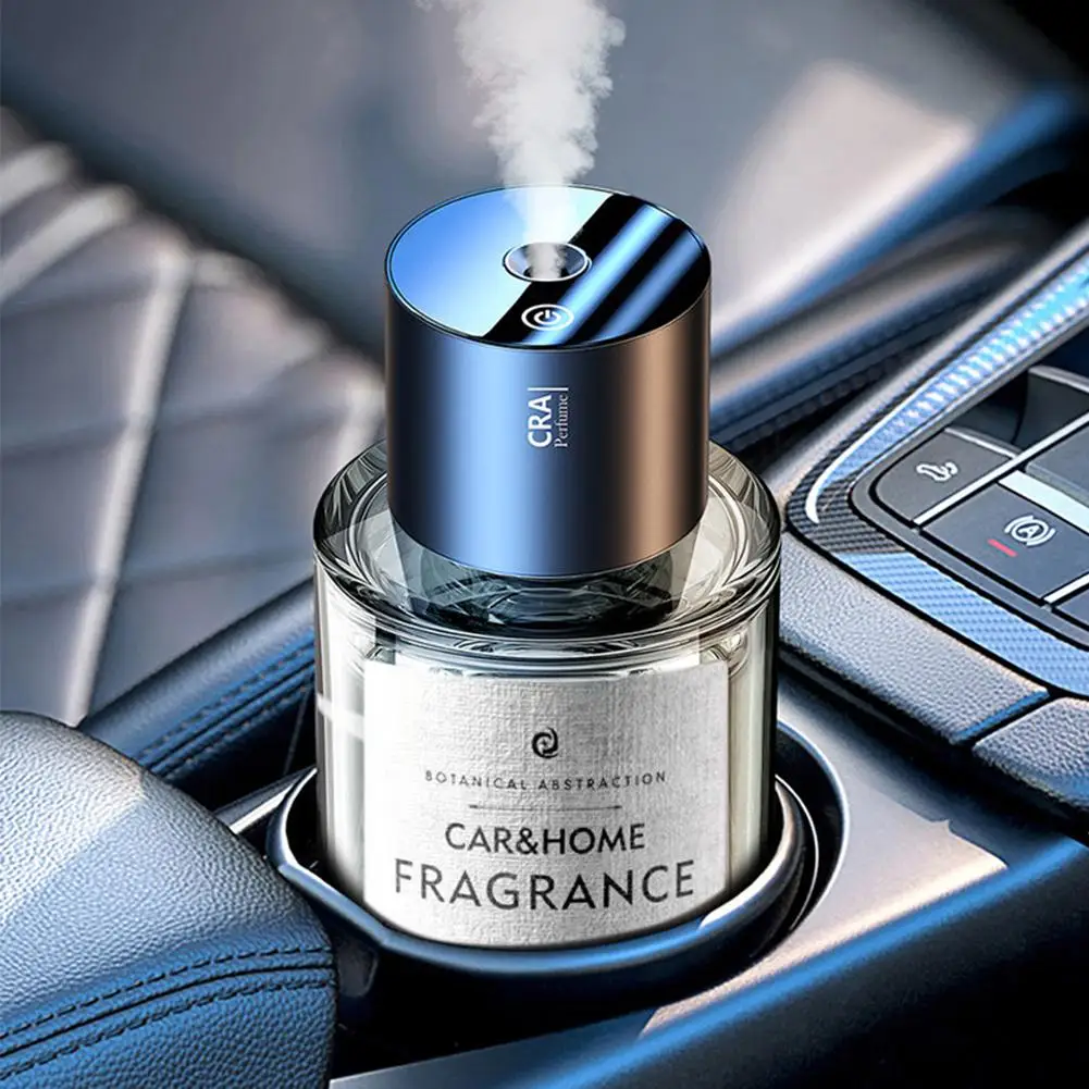 160mL Intelligent Car Mounted Fragrance Spray Car Air Freshener Perfume Locomotive Large Capacity Humidifier Fragrance Machine