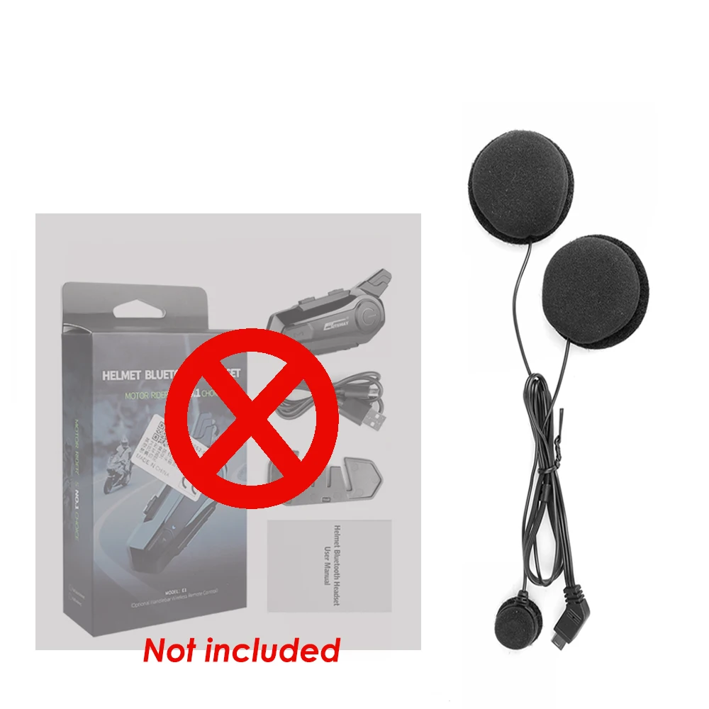 Microphone Parts for X1 Plus Motorcycle Helmet Intercom Headset Bluetooth Waterproof Moter Interphone