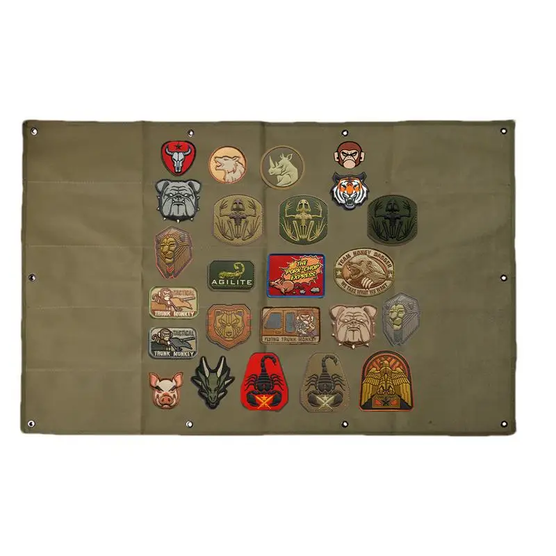 Pin Display Board Heavy Duty Nylon Stable Patch Holder Foldable Easy Installation Decorative Display Board Portable Wall