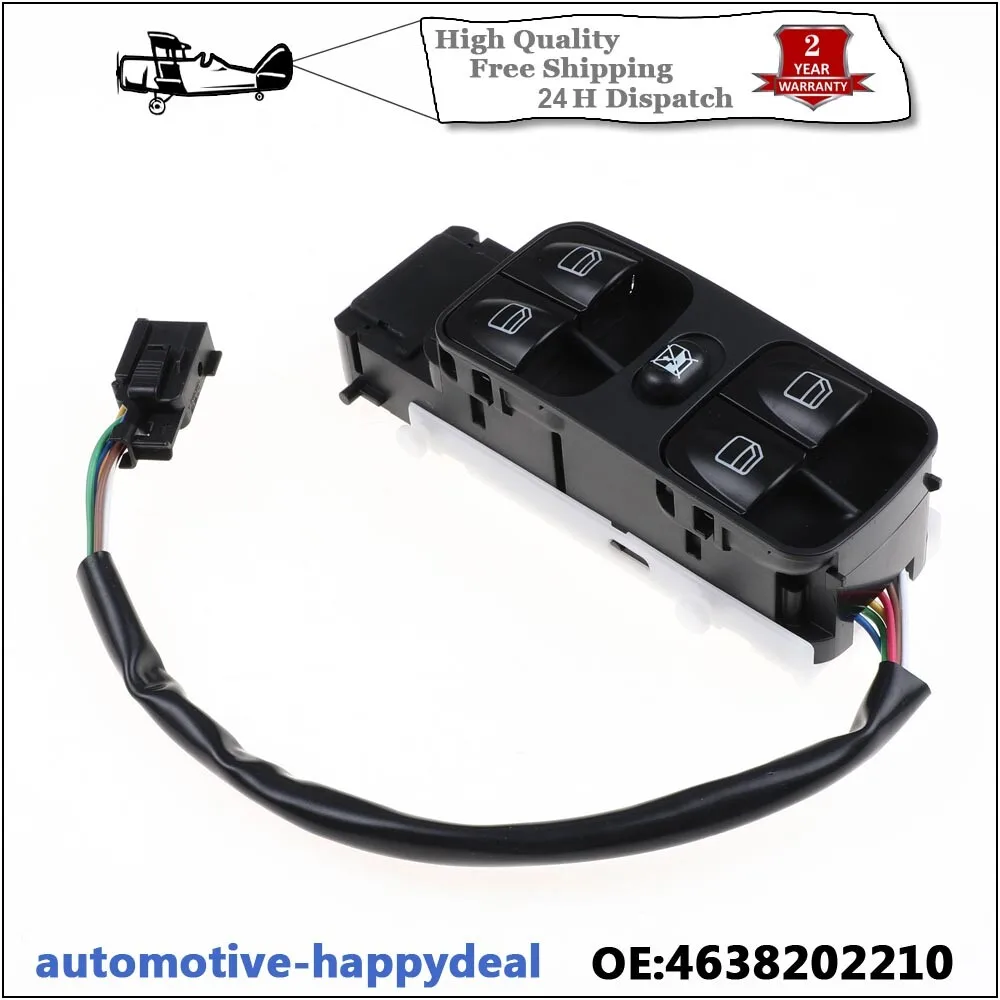 

Главный переключатель стеклоподъемника RHD 4638202210, подходит для Mercedes-Benz G-Class W463