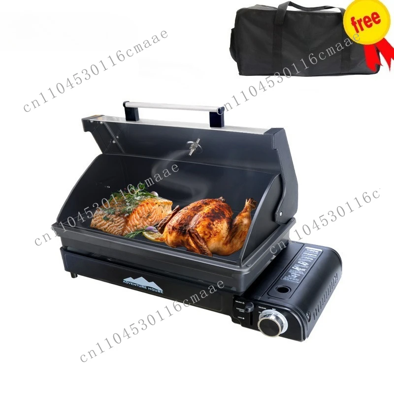 Outdoor Grill Party Picnic Cassette Gas Stove Portable Grill Liquefied Gas Stove Camping